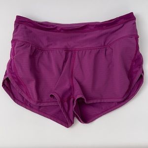 Lululemon women’s lined running shorts